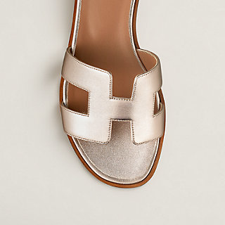 SANTORINI ROSE COLLECTION サンダル BNIB Hermes Santorini Sandal In rose cancan Size 38